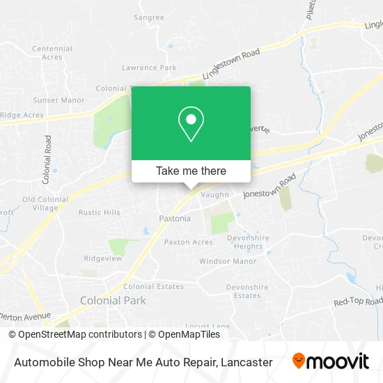 Automobile Shop Near Me Auto Repair map