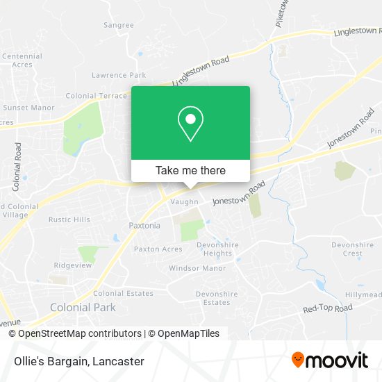 Mapa de Ollie's Bargain