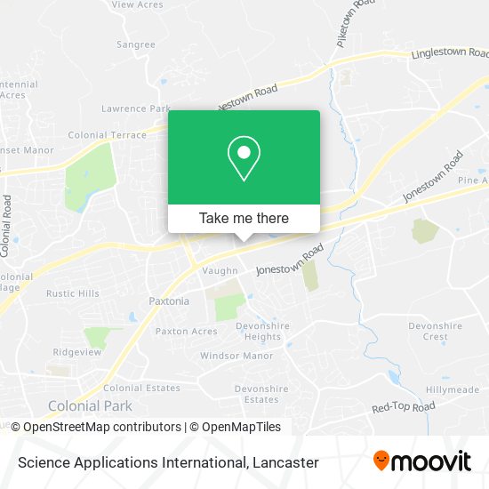 Mapa de Science Applications International