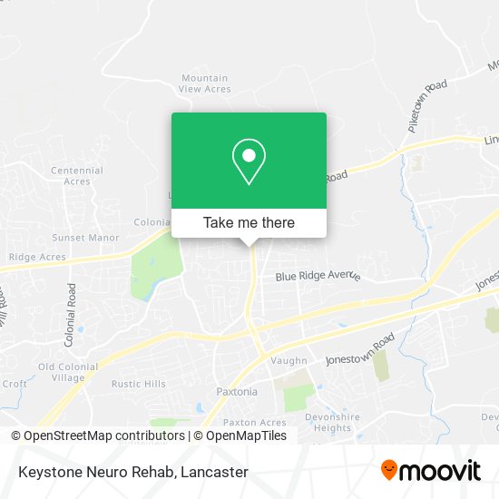 Mapa de Keystone Neuro Rehab