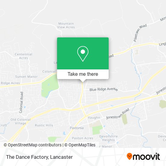Mapa de The Dance Factory