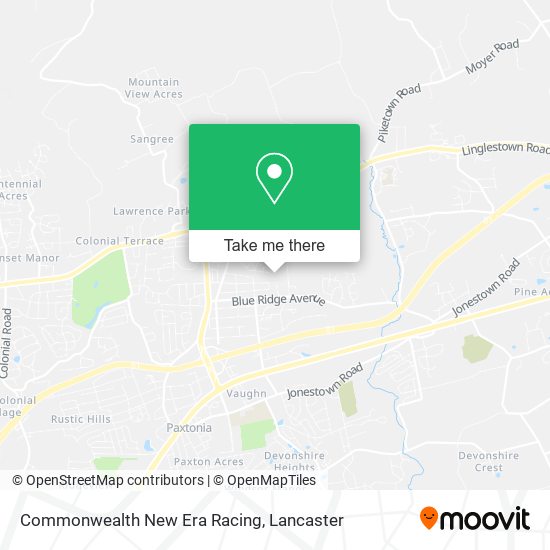 Commonwealth New Era Racing map
