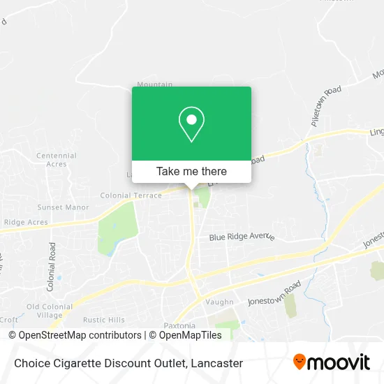 Choice Cigarette Discount Outlet map
