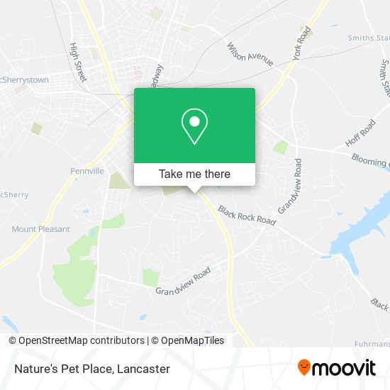 Nature's Pet Place map