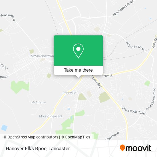 Mapa de Hanover Elks Bpoe