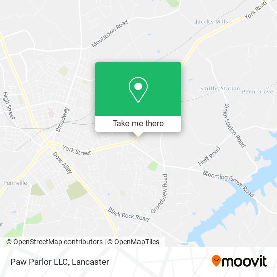 Paw Parlor LLC map