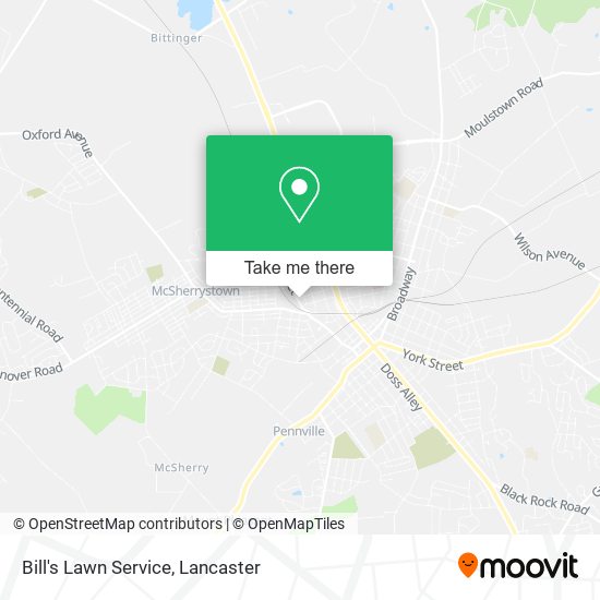 Mapa de Bill's Lawn Service