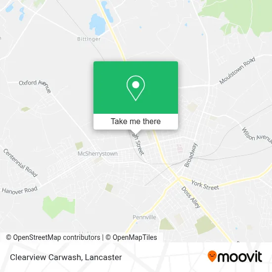 Clearview Carwash map