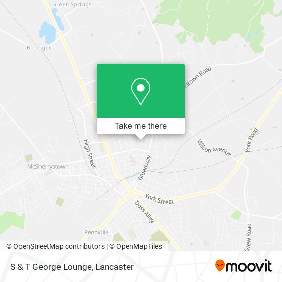 S & T George Lounge map