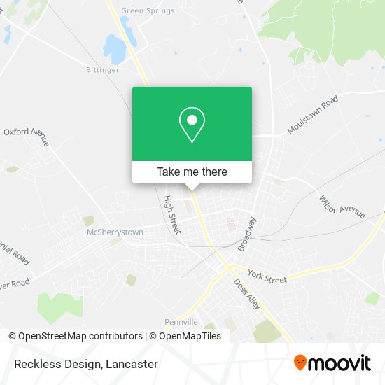 Mapa de Reckless Design