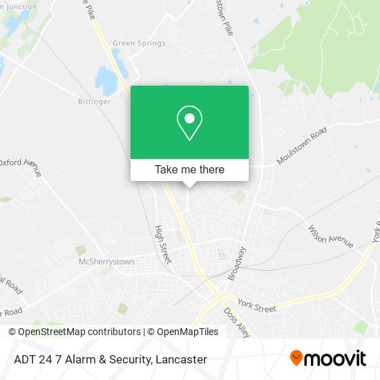 ADT 24 7 Alarm & Security map