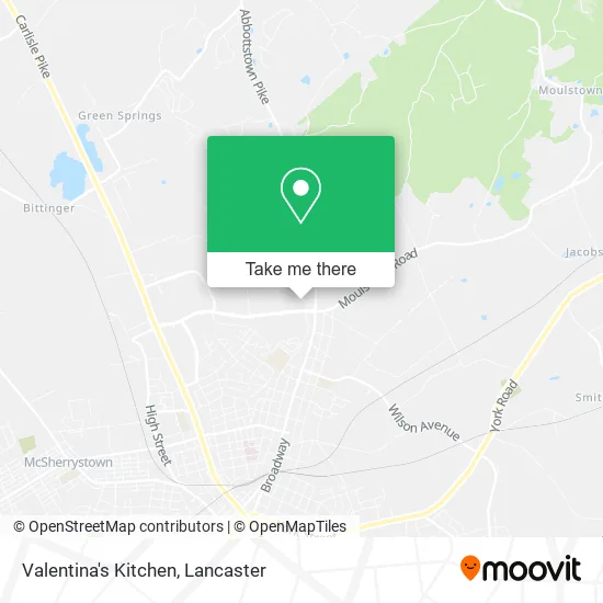 Valentina's Kitchen map