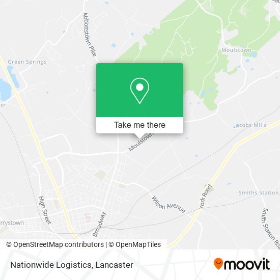 Nationwide Logistics map