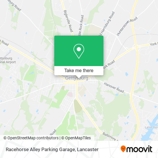 Mapa de Racehorse Alley Parking Garage