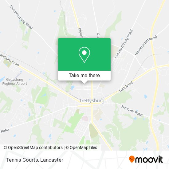 Mapa de Tennis Courts