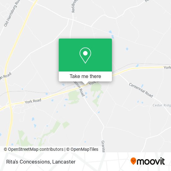 Rita's Concessions map