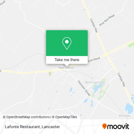 Lafonte Restaurant map