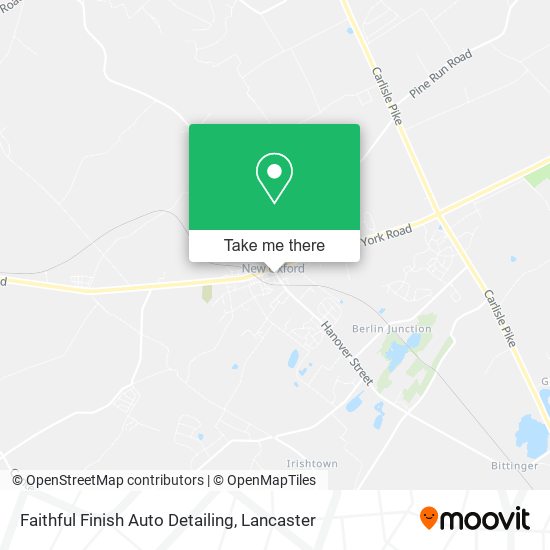Mapa de Faithful Finish Auto Detailing