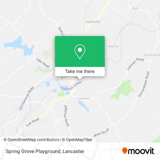 Spring Grove Playground map