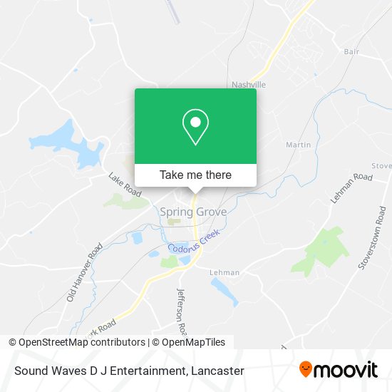 Sound Waves D J Entertainment map