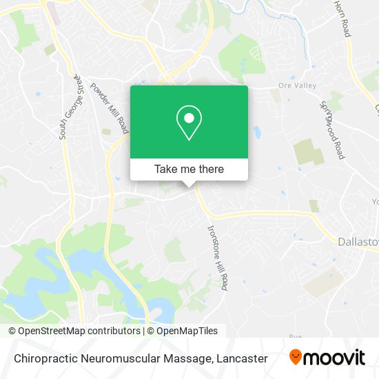 Chiropractic Neuromuscular Massage map