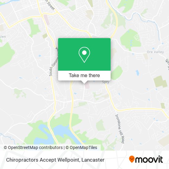 Mapa de Chiropractors Accept Wellpoint