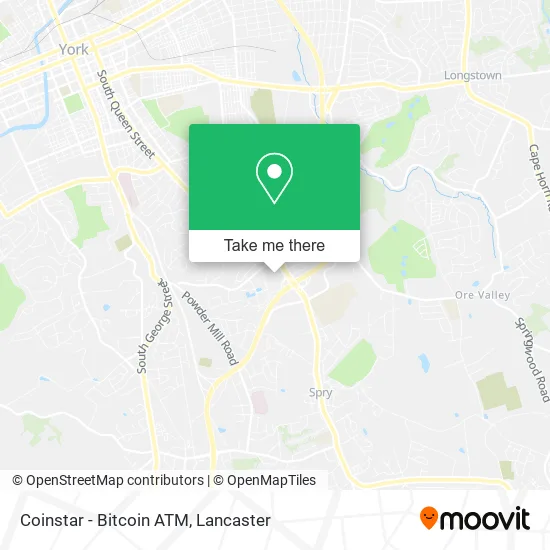 Coinstar - Bitcoin ATM map