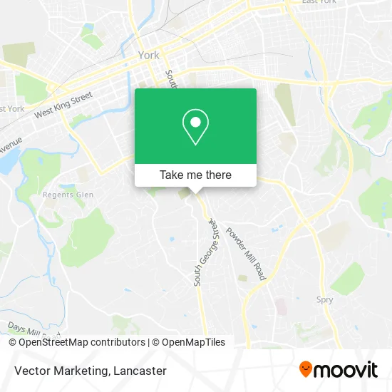Vector Marketing map