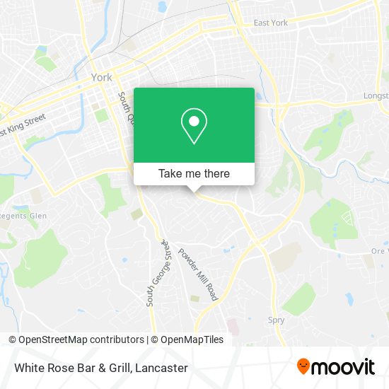 White Rose Bar & Grill map