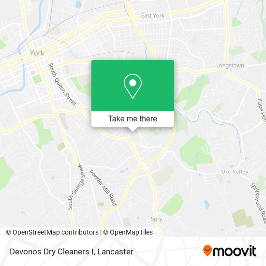 Devonos Dry Cleaners I map