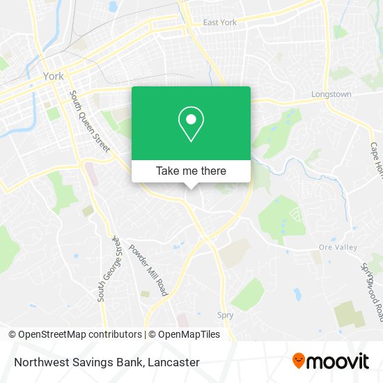 Northwest Savings Bank map