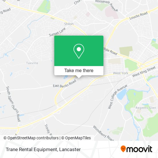 Mapa de Trane Rental Equipment