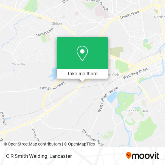 C R Smith Welding map