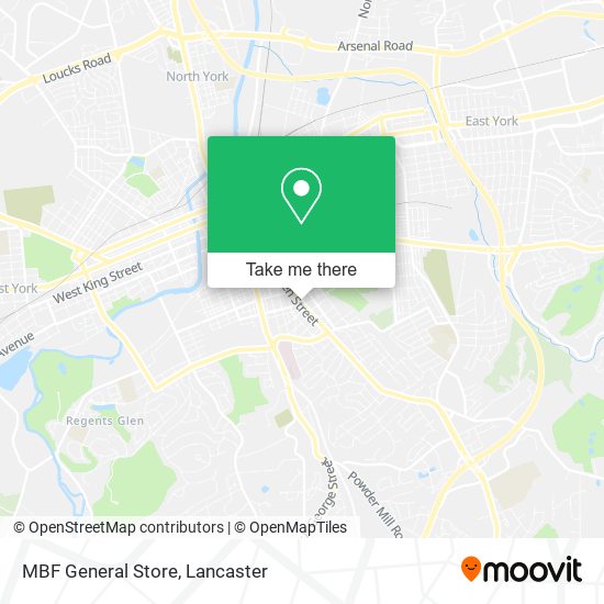 MBF General Store map