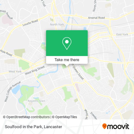 Soulfood in the Park map