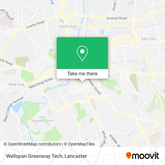 Wellspan Greenway Tech map