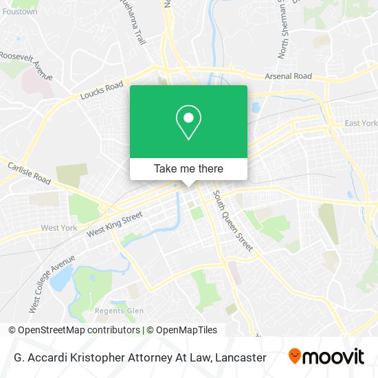 G. Accardi Kristopher Attorney At Law map