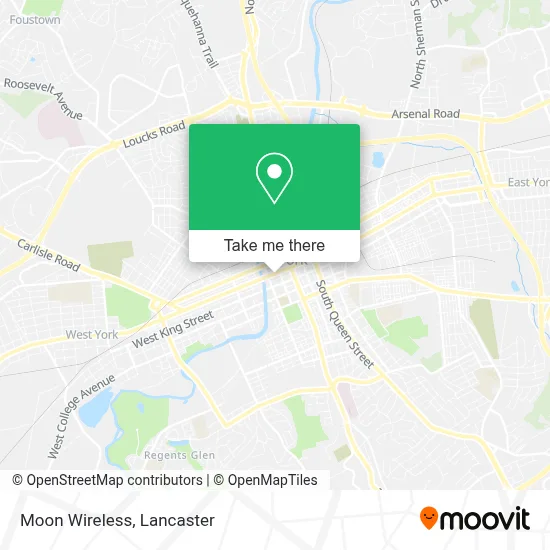 Moon Wireless map