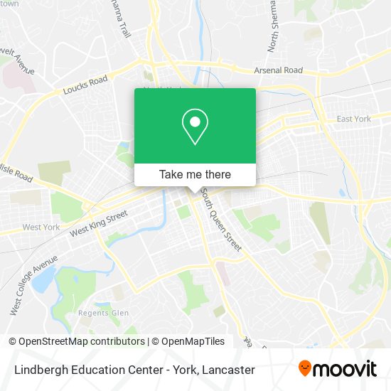 Lindbergh Education Center - York map