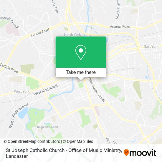 St Joseph Catholic Church - Office of Music Ministry map