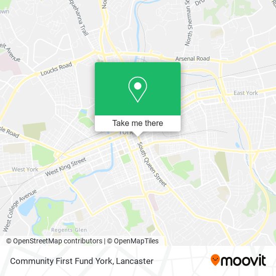 Community First Fund York map
