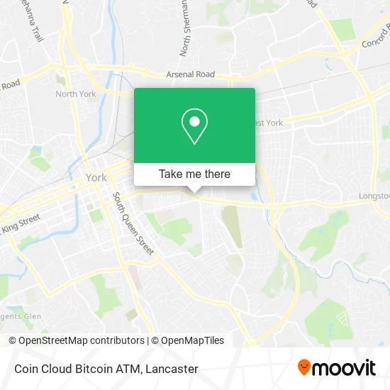 Coin Cloud Bitcoin ATM map