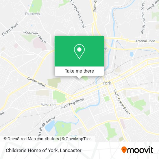 Mapa de Children's Home of York