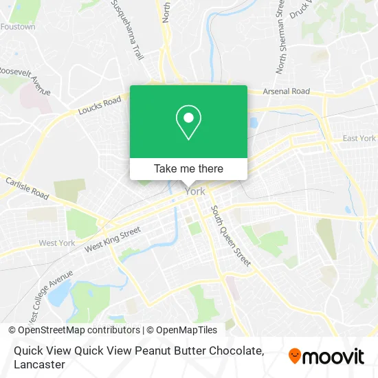 Quick View Quick View Peanut Butter Chocolate map