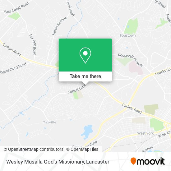Wesley Musalla God's Missionary map