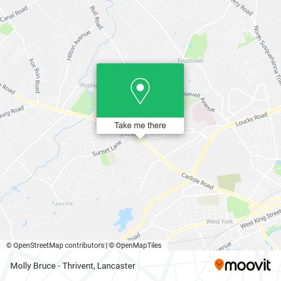 Molly Bruce - Thrivent map