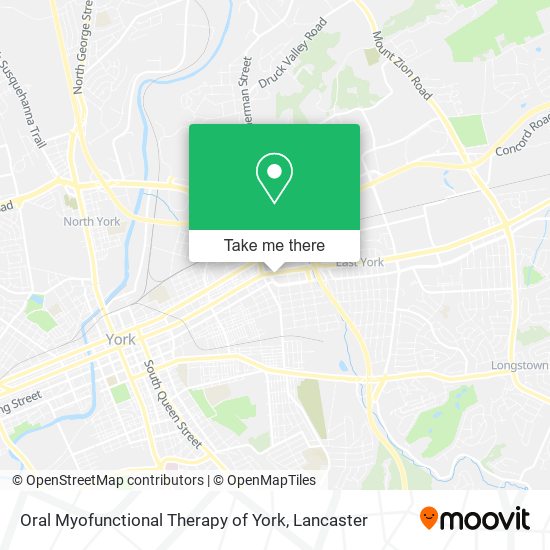 Mapa de Oral Myofunctional Therapy of York