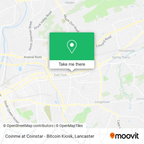 Coinme at Coinstar - Bitcoin Kiosk map