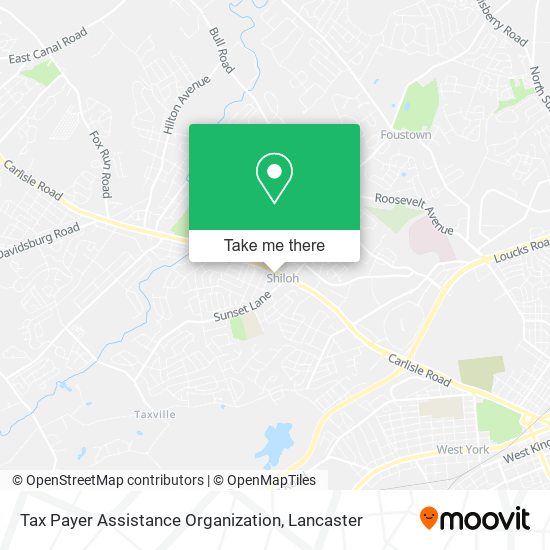 Tax Payer Assistance Organization map