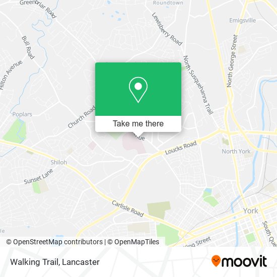 Mapa de Walking Trail